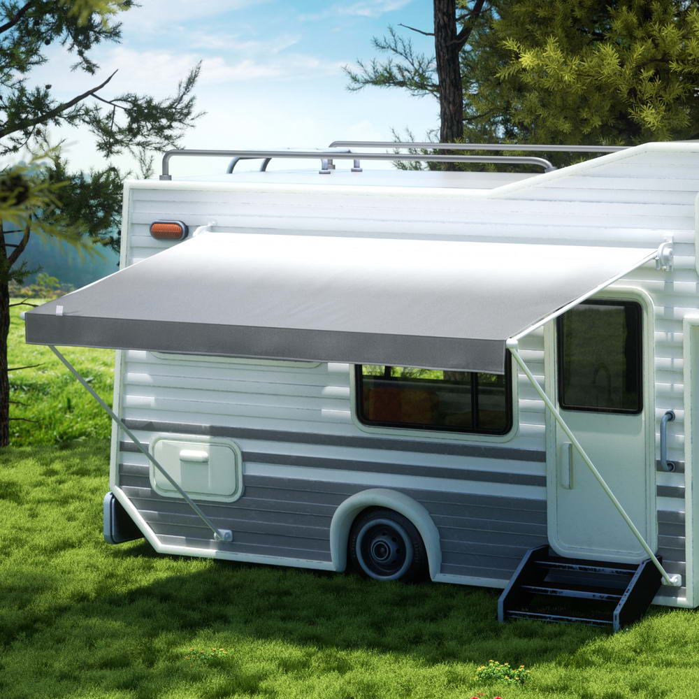 Weisshorn 13ft Caravan Awning RV Replacement Fabric 3.65M x 2.42M AWN-CV-TOP-37-GY