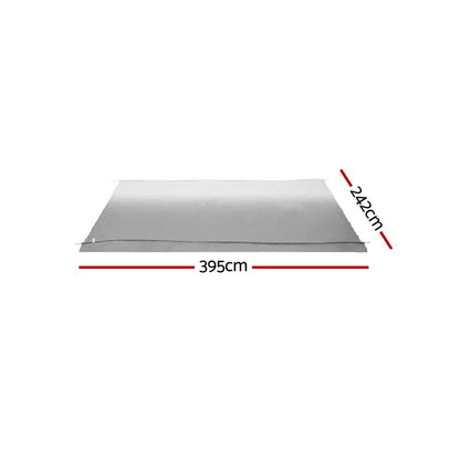 Weisshorn 14ft Caravan Awning RV Replacement Fabric 3.95M x 2.42M AWN-CV-TOP-40-GY