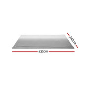 Weisshorn 15ft Caravan Awning RV Replacement Fabric 4.32M x 2.42M AWN-CV-TOP-43-GY