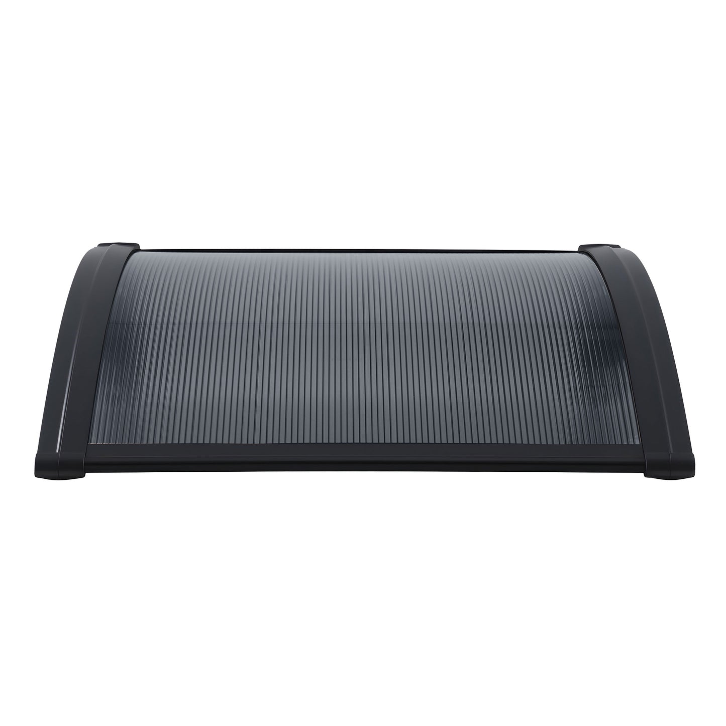 Instahut Window Awning Drainage 0.6mx0.6m Outdoor Grey AWN-DR-06X06-GR