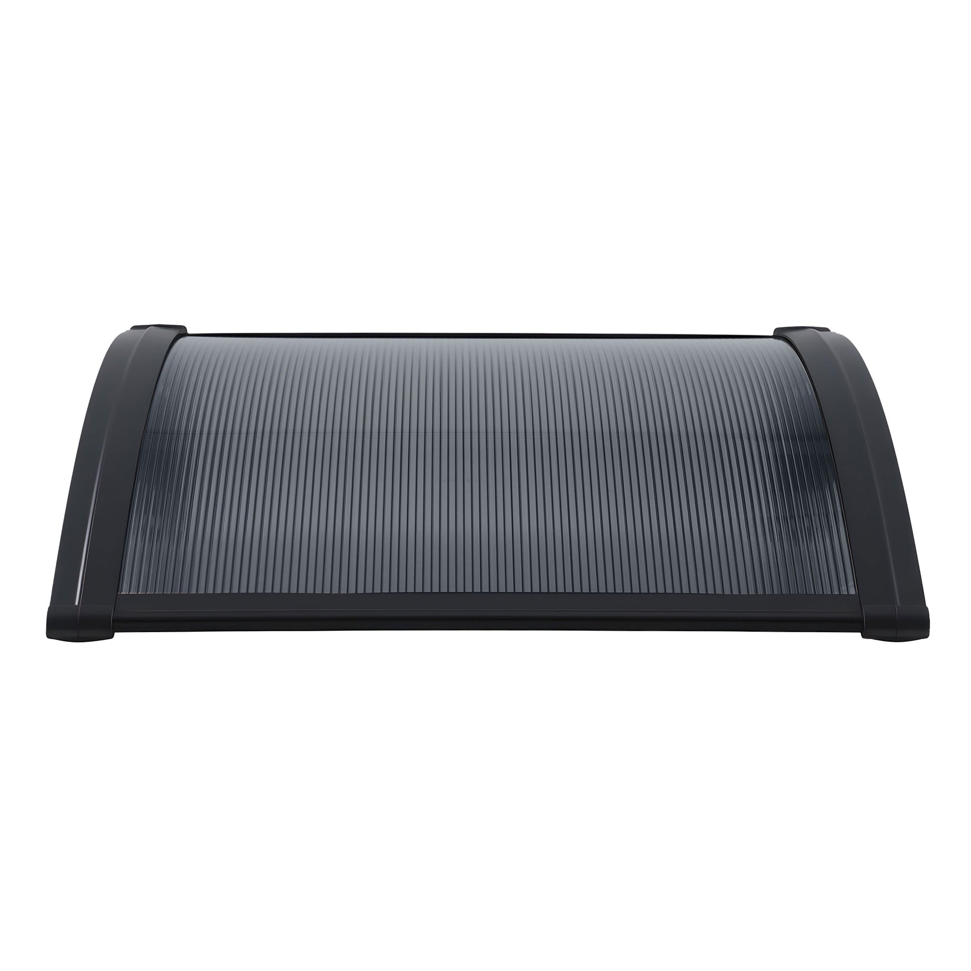 Instahut Window Awning Drainage 0.6mx0.6m Outdoor Grey AWN-DR-06X06-GR