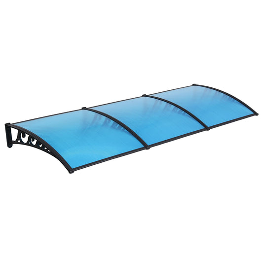 Instahut Window Door Awning 1mx3m Blue AWN-PC6-1X3-BL
