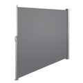 Instahut Retractable Side Awning Shade 1.8 x 3m - Grey AWN-SIDE-FC-180-GREY