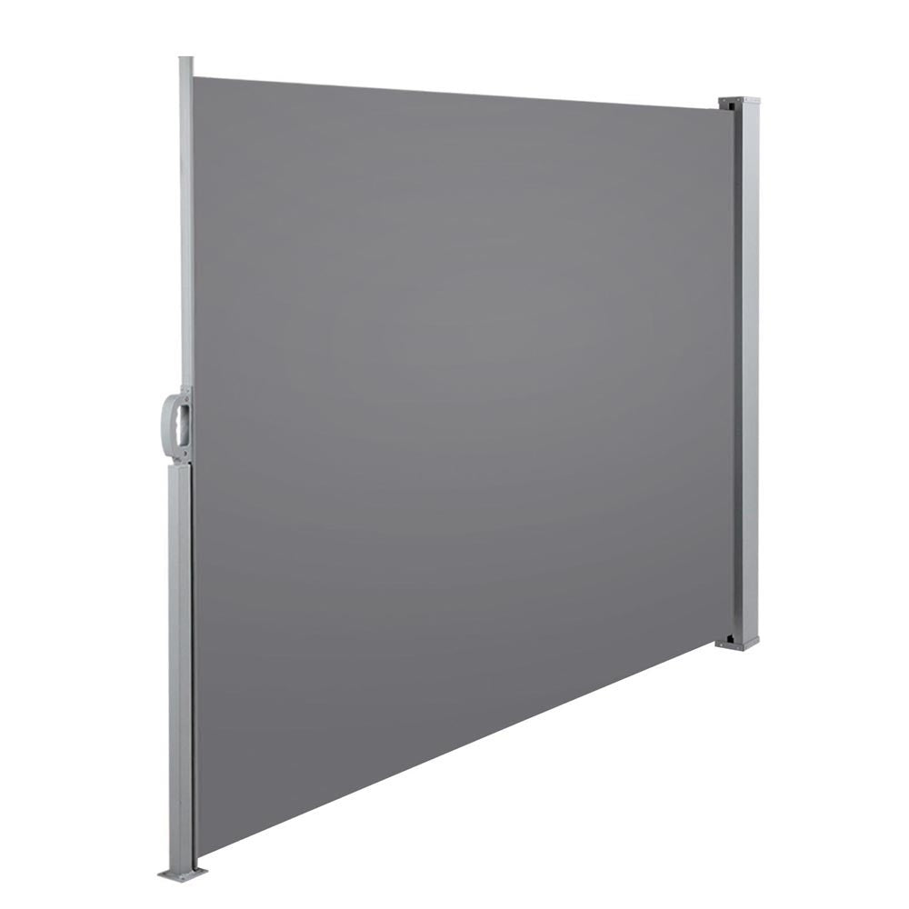 Instahut Retractable Side Awning Shade 1.8 x 3m - Grey AWN-SIDE-FC-180-GREY
