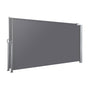 Set of 2 Instahut Side Awning Sun Shade Outdoor Blinds Retractable Screen 1.8X3M GR AWN-SIDE-FC-180-GREYX2