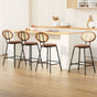 Artiss 4x Bar Stools PU Leather Stools Brown BA-B-ML-8783-BRX4