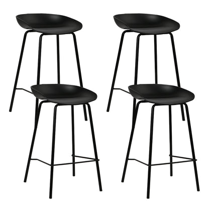 Artiss 4x Bar Stools Kitchen Counter Stools Metal BA-BB-BAR-8319-BKX4