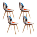 Artiss Dining Chairs Set of 4 Fabric Retro Replica DSW BA-BB-DSW-56FBX4
