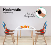 Artiss Dining Chairs Set of 4 Fabric Retro Replica DSW BA-BB-DSW-56FBX4