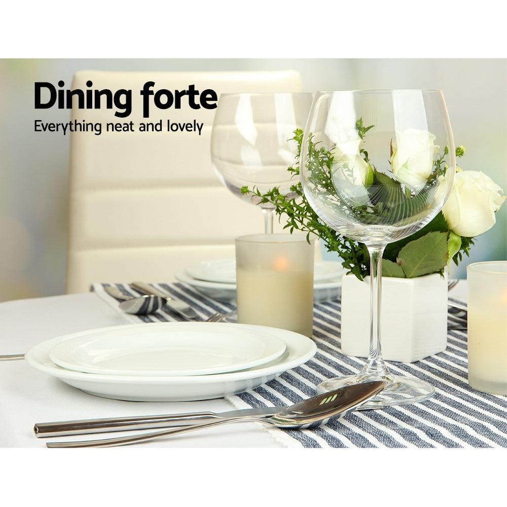 Artiss Dining Table Round White 4 Seater 90CM BA-BB-DSW-TAB90-WH