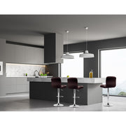 Artiss 4x Bar Stools Leather Gas Lift Brown BA-K-1055-CHX4