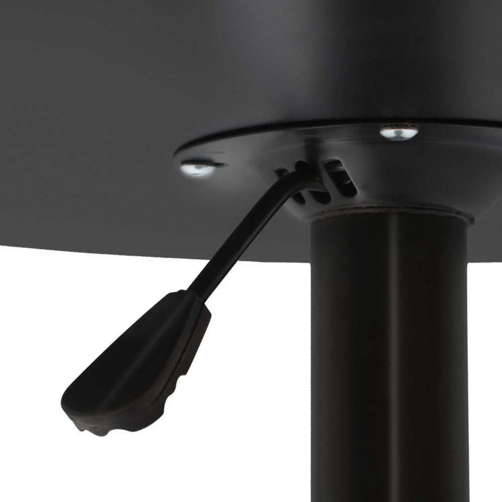 Artiss Bar Table Gas Lift Round Black BA-K-TB304-BK