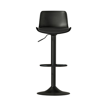 Artiss 2x Bar Stools Padded Seat Gas Lift Black BA-KJ-GL-BPP-SPU-BKX2