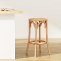 Artiss Bar Stool Rattan Seat Wooden BA-L-RA-B13-NA