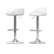 Artiss Bar Table and Stools Set Dining Desk Kitchen Chairs Cafe Pub BA-TAB-CHR-GASLIFT-WHSV