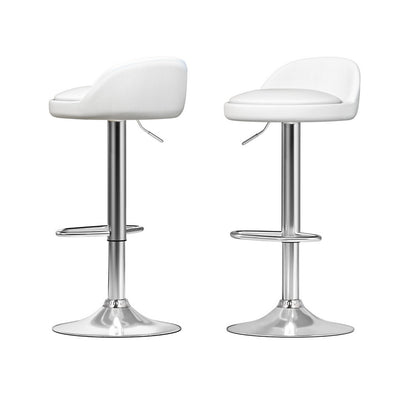 Artiss Bar Table and Stools Set Dining Desk Kitchen Chairs Cafe Pub BA-TAB-CHR-GASLIFT-WHSV