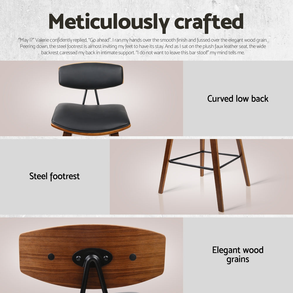Artiss Bar Table and Stools Set Dining Desk Kitchen Chairs Cafe Pub BA-TAB-CHR-SET-WAL