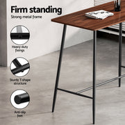 Artiss Bar Table and Stools Set Dining Desk Kitchen Chairs Cafe Pub BA-TAB-CHR-SET-WM