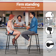 Artiss Bar Table and Stools Set Dining Desk Kitchen Chairs Cafe Pub BA-TAB-CHR-SET-WM