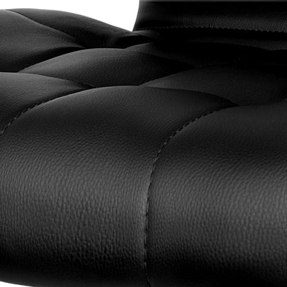 Artiss 2x Bar Stools Gas Lift Leather Padded Stool Black BA-TW-4059-BKX2