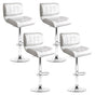 Artiss 4x Bar Stools Gas Lift Leather Padded White BA-TW-4059-WHX4