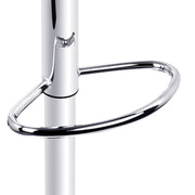Artiss Bar Stools Gas Lift Leather w/Armrest Black BA-TW-8006A-BK