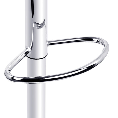 Artiss Bar Stools Gas Lift Leather w/Armrest Black BA-TW-8006A-BK