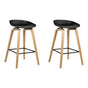 Artiss 2x Bar Stools Wooden BA-TW-8801-BKX2