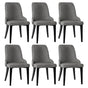 Artiss Dining Chairs Set of 6 Linen Fabric Grey BA-TW-V17-DIN5901-GYX6
