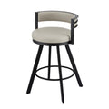 Artiss Bar Stool Swivel Kitchen Chair Metal PU Leather Counter Beige BA-TW-W0098-BG