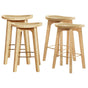 Artiss 4x Bar Stools Bamboo Rattan Stool Counter Chair Kitchen Barstools BA-Y-1033-NAX4