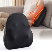 Livemor Back Massager with Heat, Cordless Electric Neck & Shoulder Massager Pillow, 3-Speed Deep Tissue BACK-MASSAGER-TRI-BK