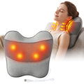 Livemor Back Massager with Heat, USB Neck and Shoulder Massage Pillow, 3-Speed Ergonomic Lumbar Support BACK-MASSAGER-U-GY