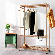 Artiss Wardrobe Clothes Rack Airer Coat Stand Hanger 165cm BAM-B-HANGER-904-NT
