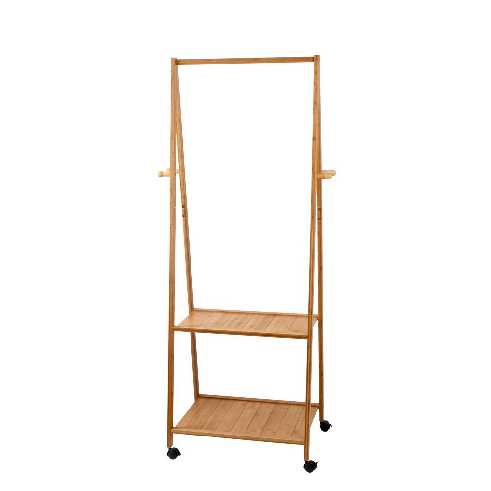 Artiss Clothes Rack Airer Coat Stand 165x59cm Wheels BAM-B-HS05N-NT