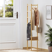 Artiss Clothes Rack Airer Coat Stand Bamboo BAM-C-CR01-NT
