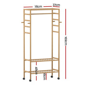 Artiss Clothes Rack Wardrobe Coat Stand 169cm BAM-C-CR02-NT