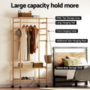 Artiss Clothes Rack Wardrobe Coat Stand 169cm BAM-C-CR02-NT