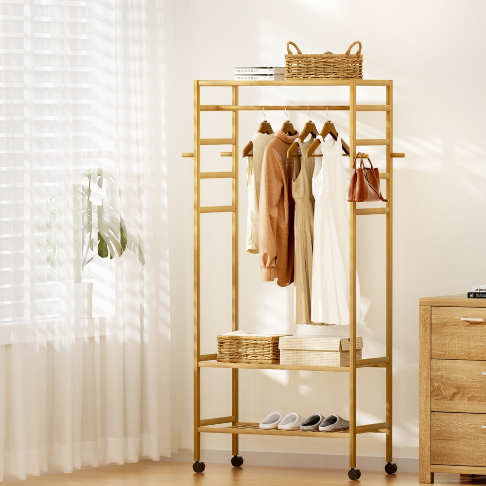 Artiss Clothes Rack Wardrobe Coat Stand 169cm BAM-C-CR02-NT