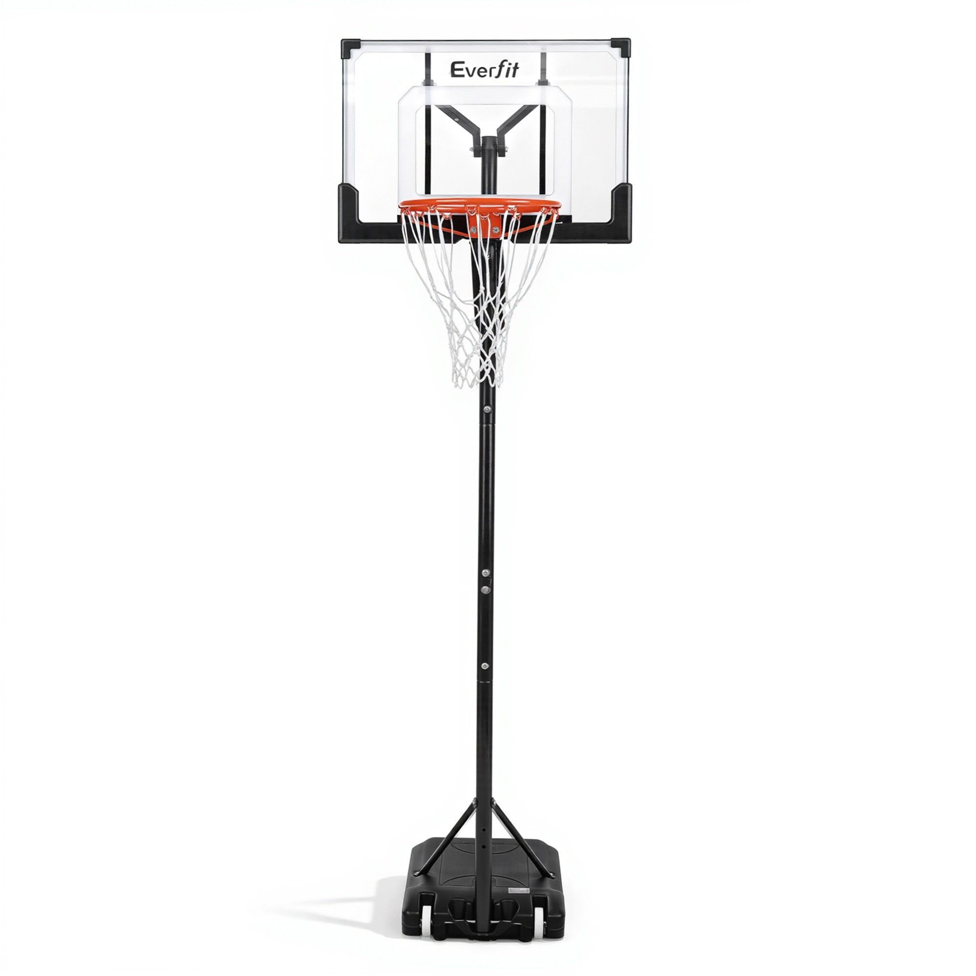 Everfit Portable Basketball Hoop Adjustable Pool Goal System Backyard 1.05M-2.1M BAS-HOOP-210-POOL-BK