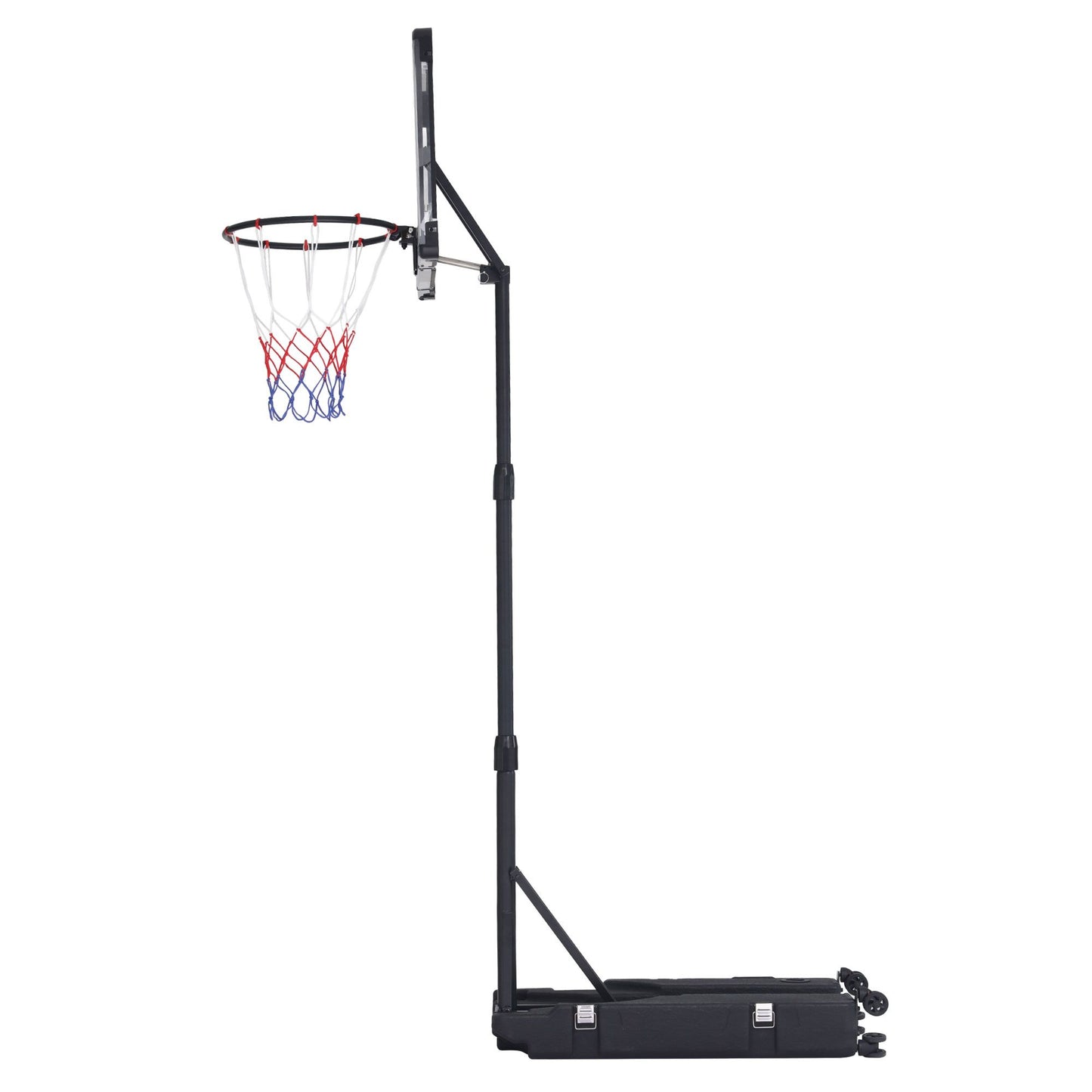 Everfit Portable Basketball Hoop System Adjustable Full Foldable Stand 2.07m BAS-HOOP-210FOLD-BK