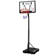Everfit 2.6M Basketball Hoop Stand System Adjustable Portable Pro Kids Clear BAS-HOOP-260