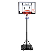 Everfit 2.6M Basketball Hoop Stand System Adjustable Portable Pro Kids Clear BAS-HOOP-260