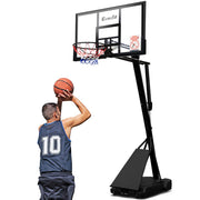 Everfit 3.05M Basketball Hoop Stand System Adjustable Height Portable Black Pro BAS-HOOP-305-S