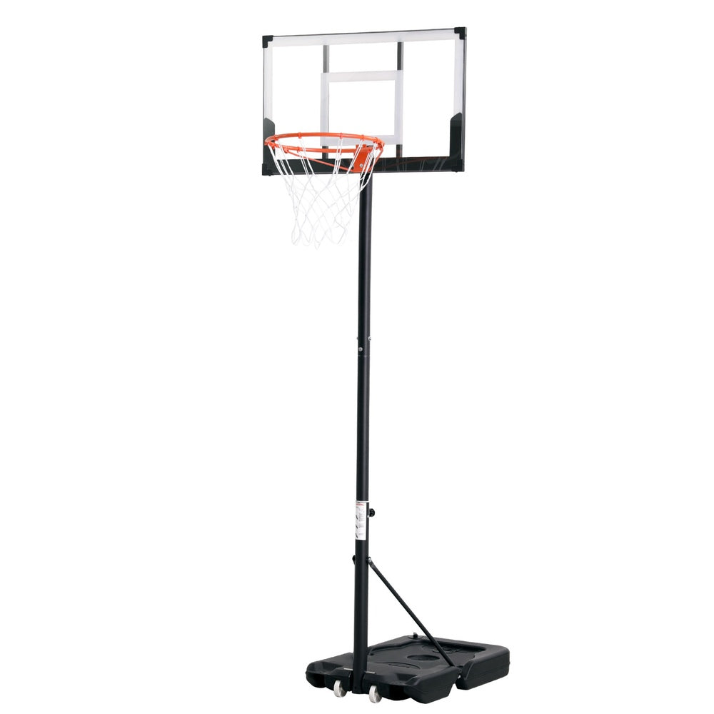 Everfit 3.05M Basketball Hoop Stand System Portable Height Adjustable w/ Knob BAS-HOOP-305KNOB-BK