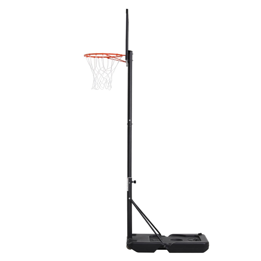 Everfit 3.05M Basketball Hoop Stand System Portable Height Adjustable w/ Knob BAS-HOOP-305KNOB-BK