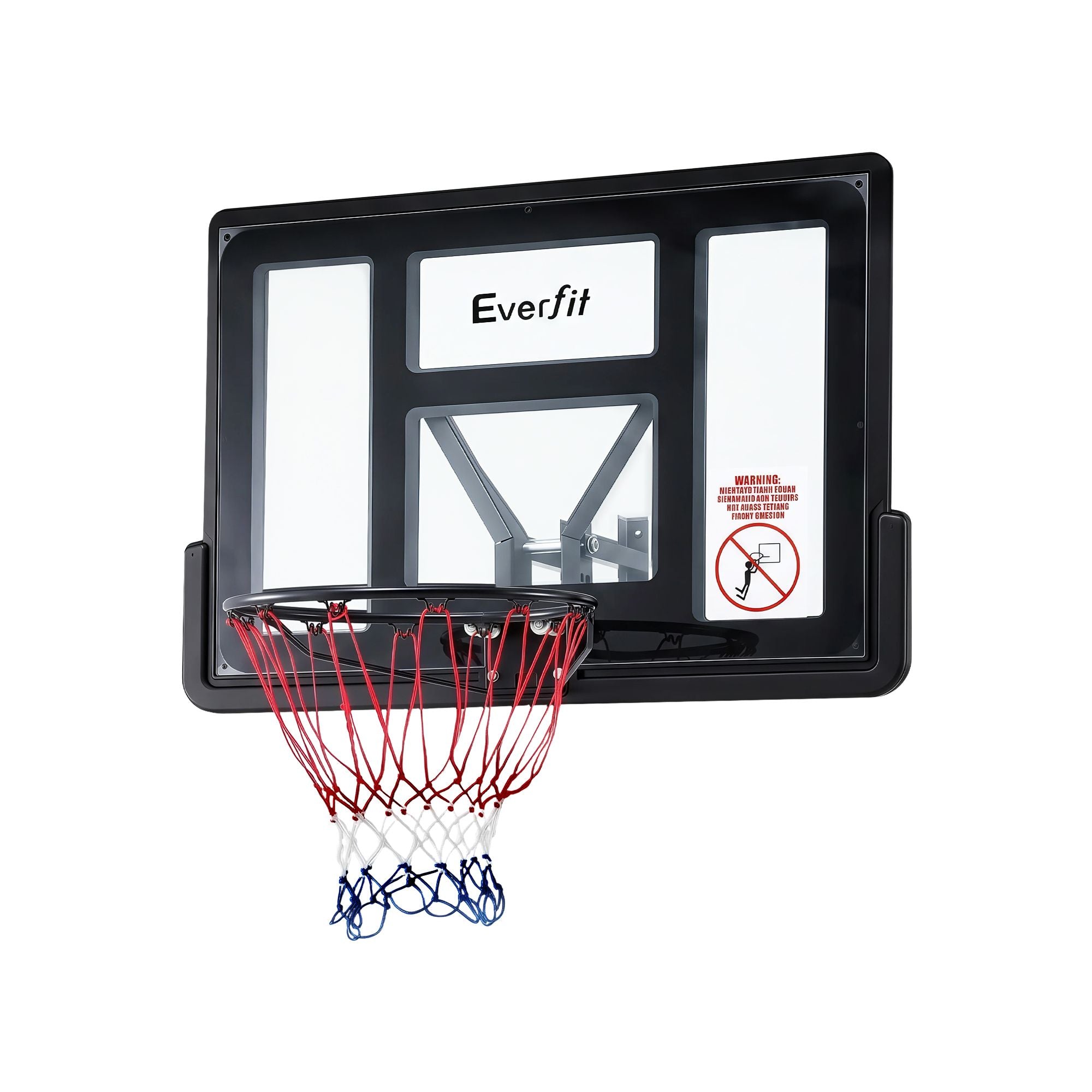 Everfit 43-Inch Wall Mount Kids Basketball Hoop Backboard Indoor Outdoor Sports BAS-HOOP-D45-BK