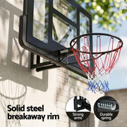 Everfit 43-Inch Wall Mount Kids Basketball Hoop Backboard Indoor Outdoor Sports BAS-HOOP-D45-BK