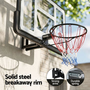 Everfit 43-Inch Wall Mount Kids Basketball Hoop Backboard Outdoor Sports BAS-HOOP-D45-WTBK