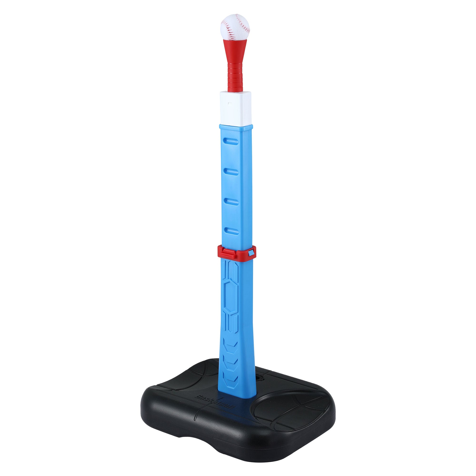 Keezi Kids Basketball Hoop Stand Baseball Set Adjustable Height Sports Toys Blue BAS-HOOP-KID-BASE-BU